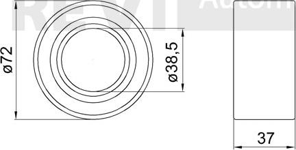 Trevi Automotive WB1625 - Kit de roulements de roue cwaw.fr