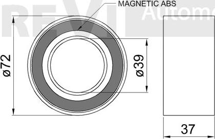 Trevi Automotive WB1626 - Kit de roulements de roue cwaw.fr