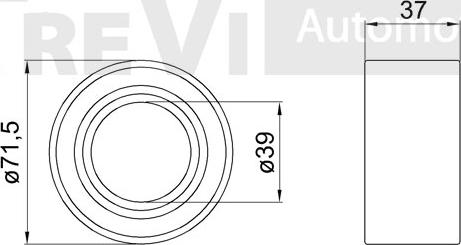 Trevi Automotive WB1628 - Kit de roulements de roue cwaw.fr