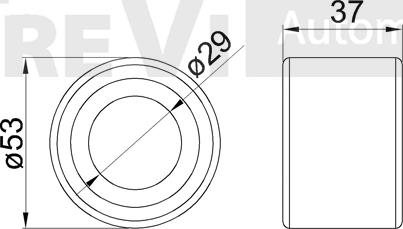 Trevi Automotive WB1043 - Kit de roulements de roue cwaw.fr