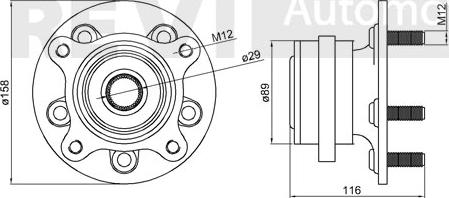 Trevi Automotive WB1050 - Kit de roulements de roue cwaw.fr