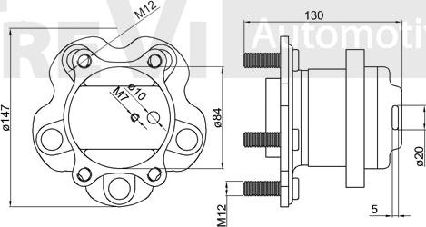 Trevi Automotive WB1077 - Kit de roulements de roue cwaw.fr