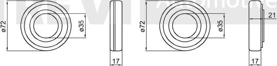 Trevi Automotive WB1869 - Kit de roulements de roue cwaw.fr