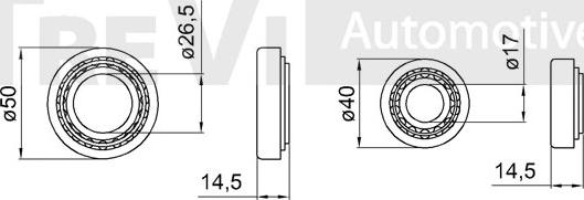 Trevi Automotive WB1804 - Kit de roulements de roue cwaw.fr