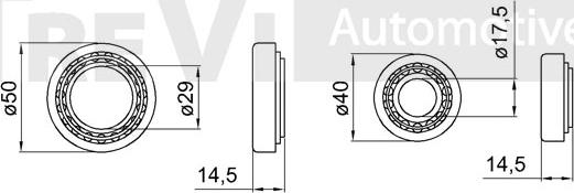 Trevi Automotive WB1816 - Kit de roulements de roue cwaw.fr