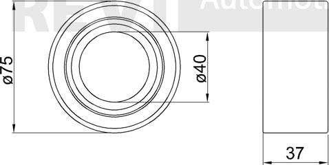 Trevi Automotive WB1341 - Kit de roulements de roue cwaw.fr