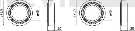 Trevi Automotive WB1367 - Kit de roulements de roue cwaw.fr