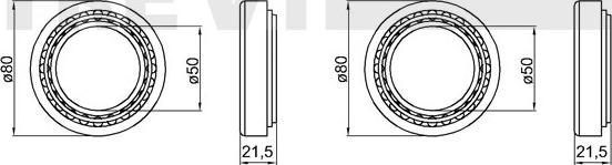 Trevi Automotive WB1316 - Kit de roulements de roue cwaw.fr