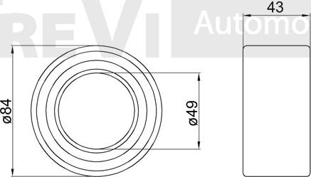 Trevi Automotive WB1240 - Kit de roulements de roue cwaw.fr