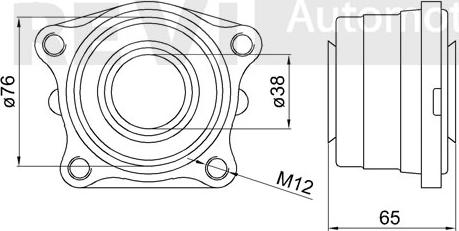 Trevi Automotive WB1747 - Kit de roulements de roue cwaw.fr