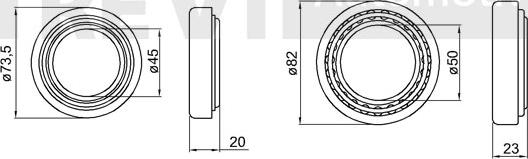 Trevi Automotive WB1757 - Kit de roulements de roue cwaw.fr