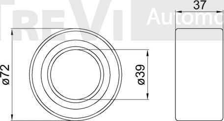 Trevi Automotive WB1723 - Kit de roulements de roue cwaw.fr