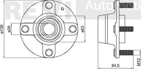 Trevi Automotive WB1774 - Kit de roulements de roue cwaw.fr