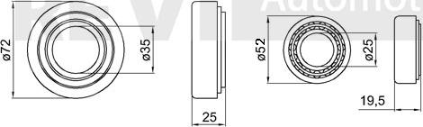 Trevi Automotive WB2048 - Kit de roulements de roue cwaw.fr