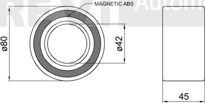 Trevi Automotive WB2306 - Kit de roulements de roue cwaw.fr