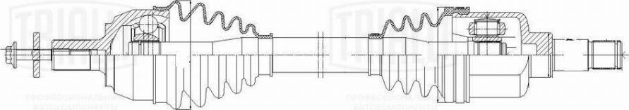 Trialli AR 1009 - Arbre de transmission cwaw.fr