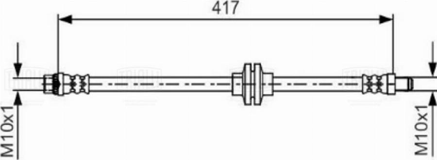 Trialli BF 4635 - Flexible de frein cwaw.fr