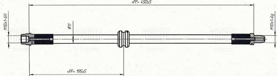 Trialli BF 0977 - Flexible de frein cwaw.fr