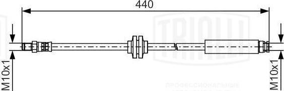 Trialli BF 1609 - Flexible de frein cwaw.fr