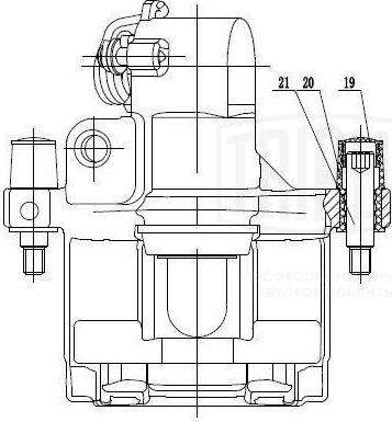 Trialli CF 095111 - Étrier de frein cwaw.fr