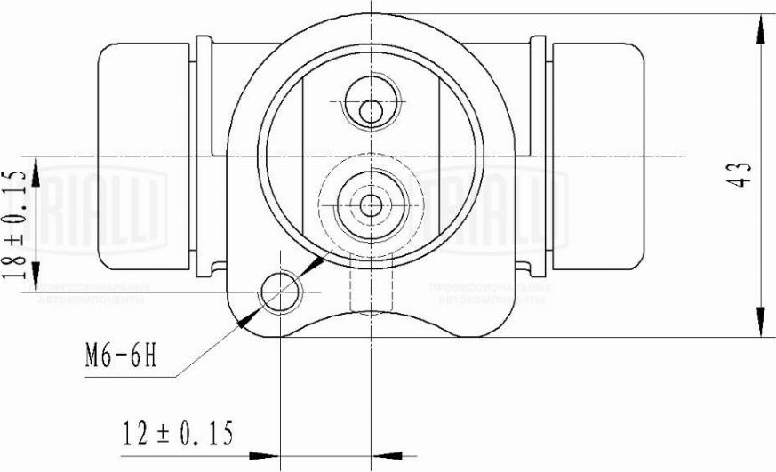 Trialli CF 0308 - Cylindre de roue cwaw.fr