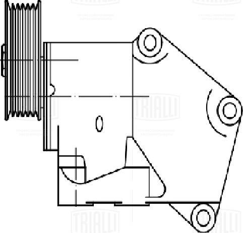 Trialli CM 5501 - Tendeur de courroie, courroie trapézoïdale à nervures cwaw.fr