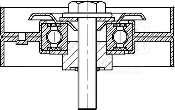 Trialli CM 5094 - Poulie renvoi / transmission, courroie trapézoïdale à nervures cwaw.fr