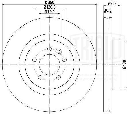 Trialli DF 130112 - Disque de frein cwaw.fr