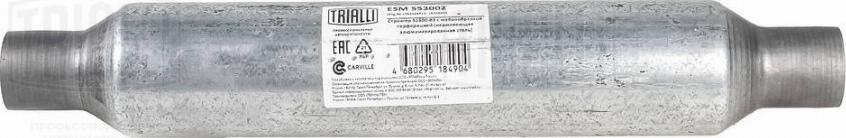 Trialli ESM 553002 - Silencieux central, universel cwaw.fr