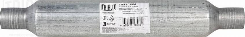 Trialli ESM 505502 - Silencieux central, universel cwaw.fr