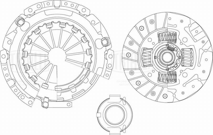 Trialli FR 1912 - Kit d'embrayage cwaw.fr