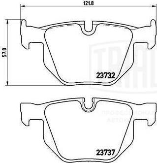 Trialli PF 4006 - Kit de plaquettes de frein, frein à disque cwaw.fr