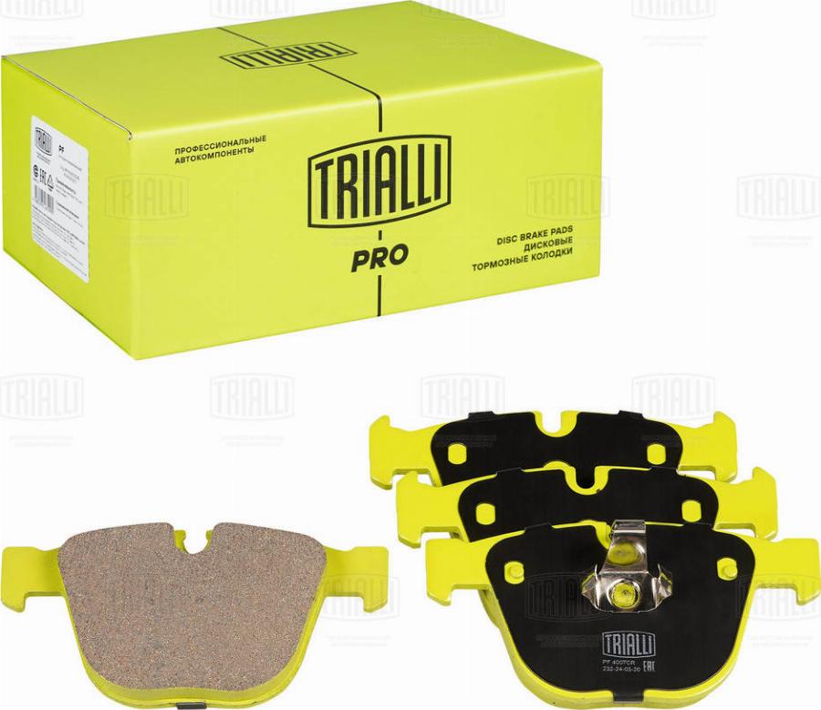 Trialli PF 4007CR - Kit de plaquettes de frein, frein à disque cwaw.fr