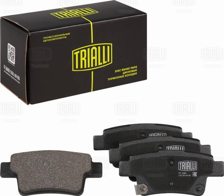 Trialli PF 4085 - Kit de plaquettes de frein, frein à disque cwaw.fr