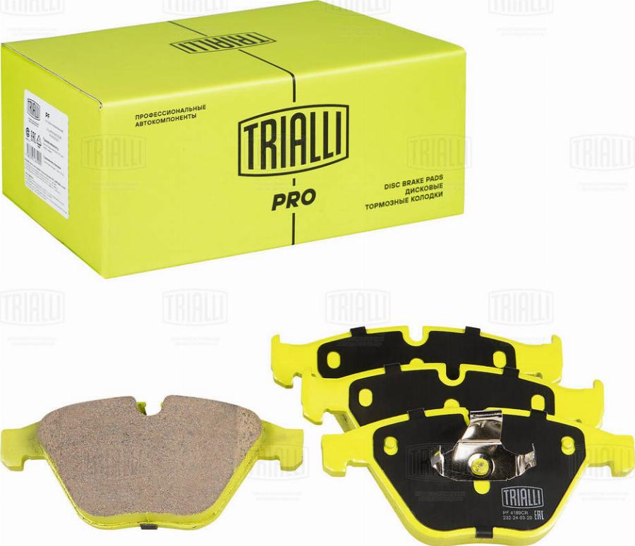 Trialli PF 4189CR - Kit de plaquettes de frein, frein à disque cwaw.fr