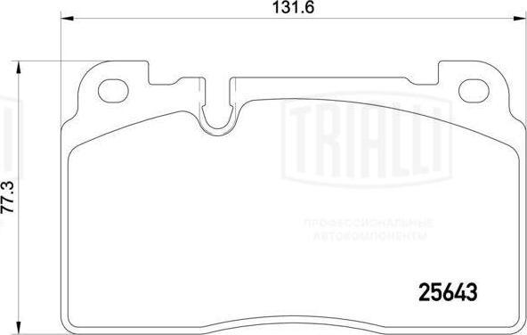 Trialli PF 4170 - Kit de plaquettes de frein, frein à disque cwaw.fr