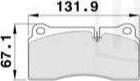 Trialli PF 4366 - Kit de plaquettes de frein, frein à disque cwaw.fr