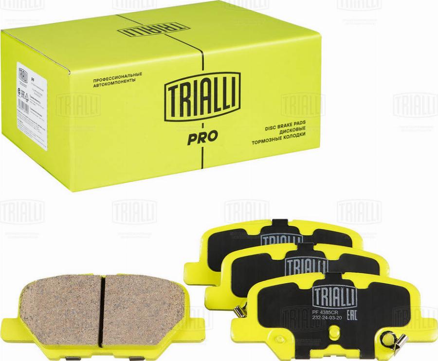 Trialli PF 4385CR - Kit de plaquettes de frein, frein à disque cwaw.fr