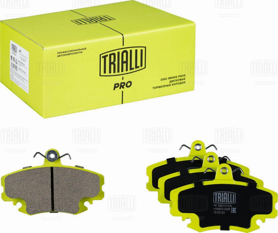 Trialli PF 095101CR - Kit de plaquettes de frein, frein à disque cwaw.fr