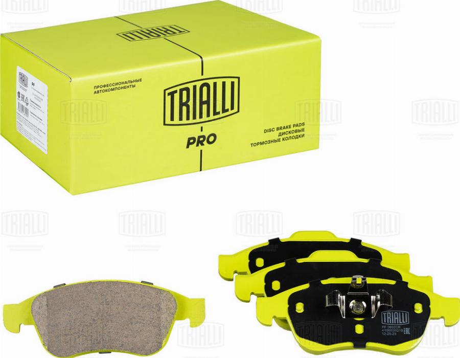 Trialli PF 0902CR - Kit de plaquettes de frein, frein à disque cwaw.fr