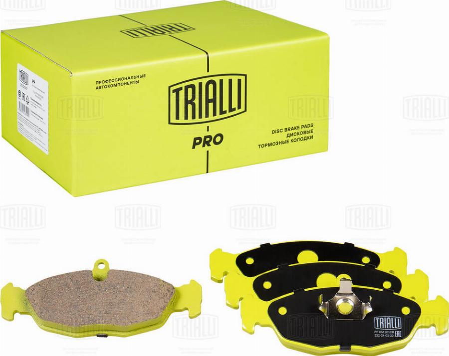 Trialli PF 051201CR - Kit de plaquettes de frein, frein à disque cwaw.fr