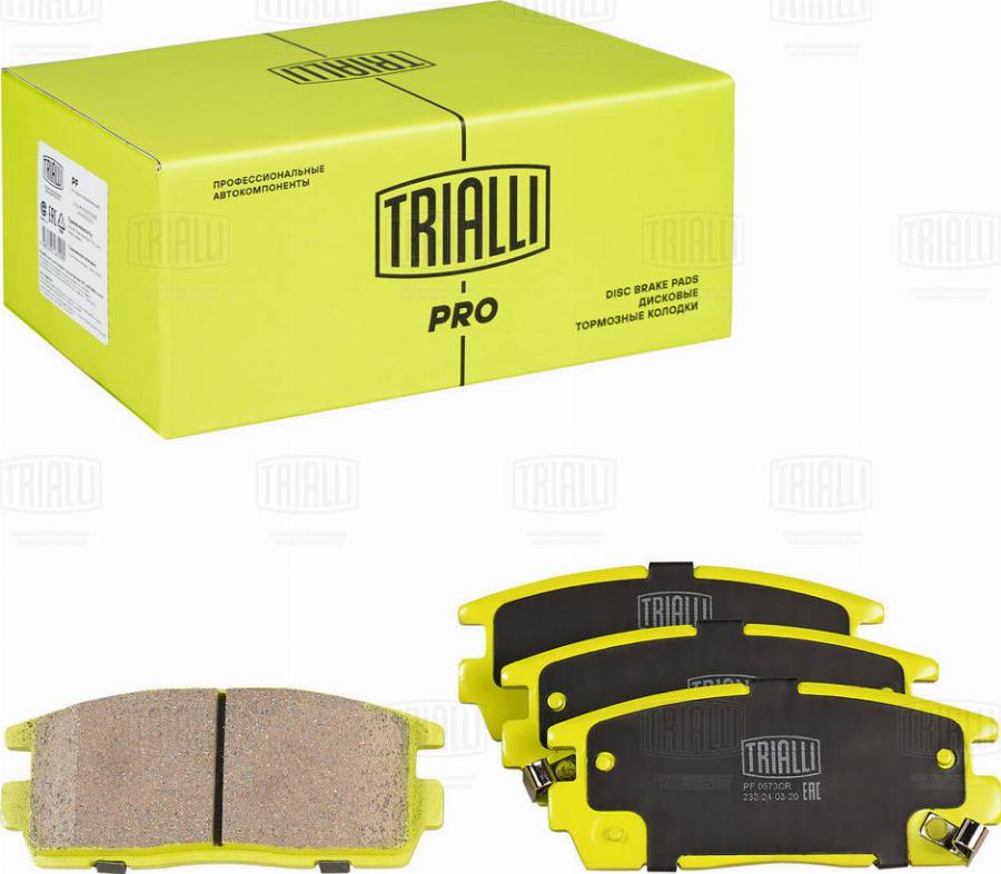 Trialli PF 0573CR - Kit de plaquettes de frein, frein à disque cwaw.fr