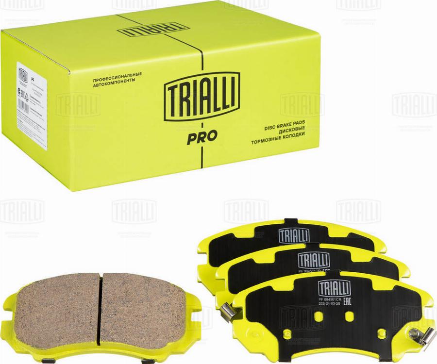 Trialli PF 084501CR - Kit de plaquettes de frein, frein à disque cwaw.fr