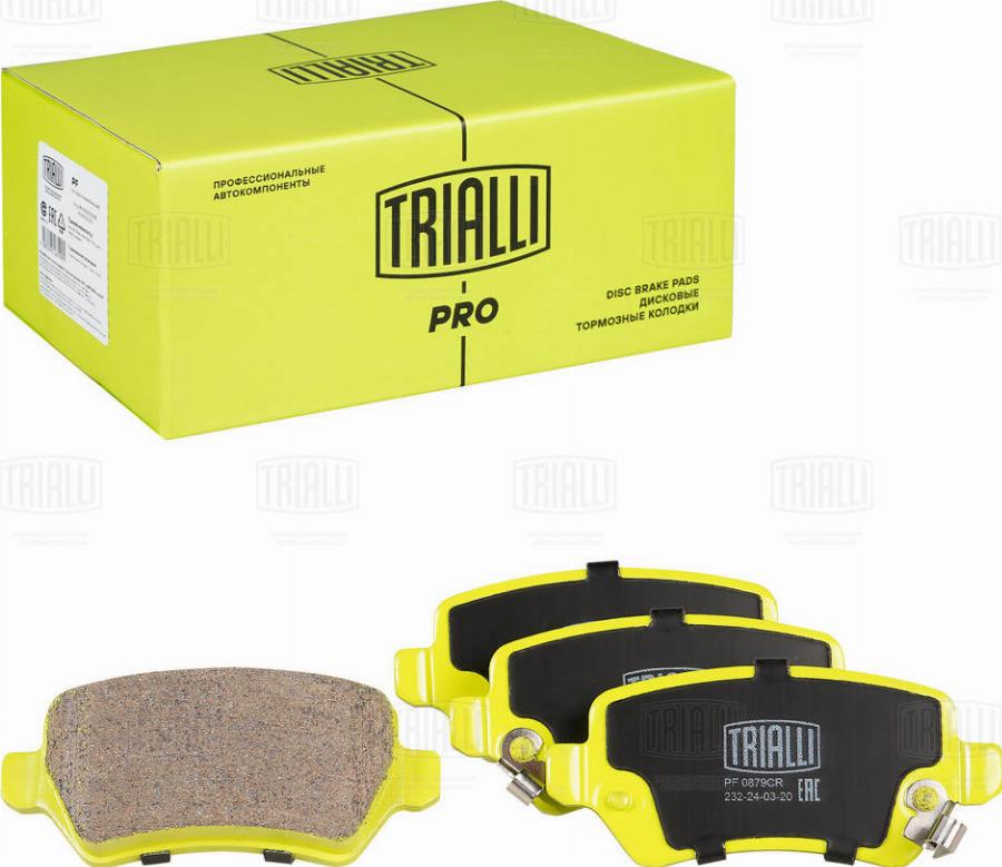 Trialli PF 0879CR - Kit de plaquettes de frein, frein à disque cwaw.fr