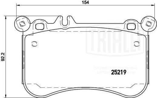 Trialli PF 150601 - Kit de plaquettes de frein, frein à disque cwaw.fr