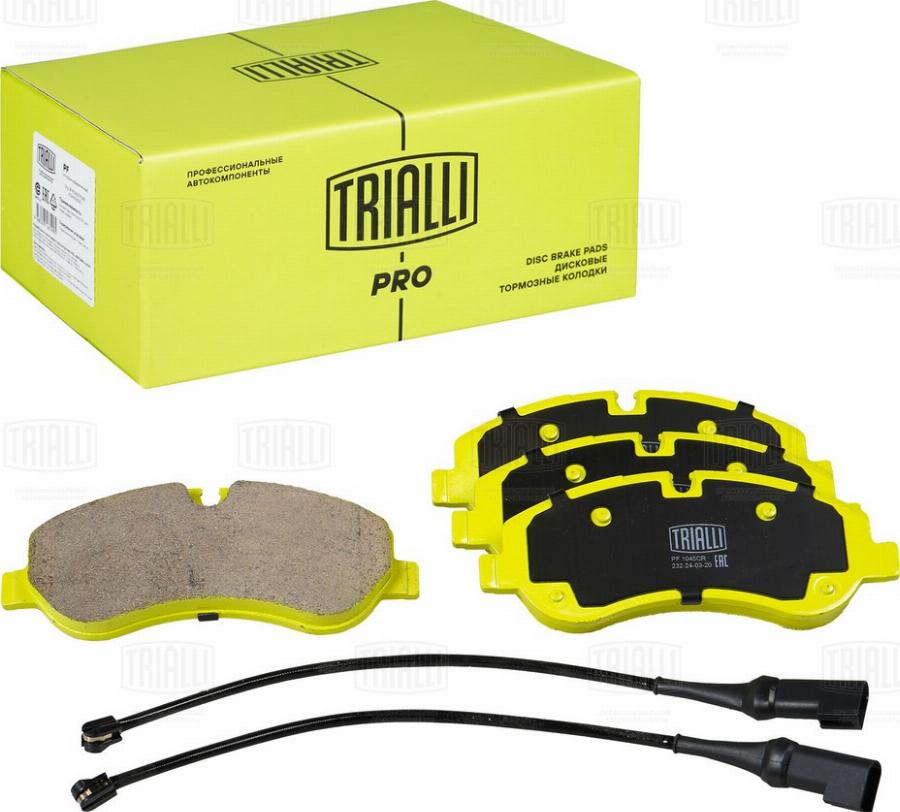 Trialli PF 1045CR - Kit de plaquettes de frein, frein à disque cwaw.fr