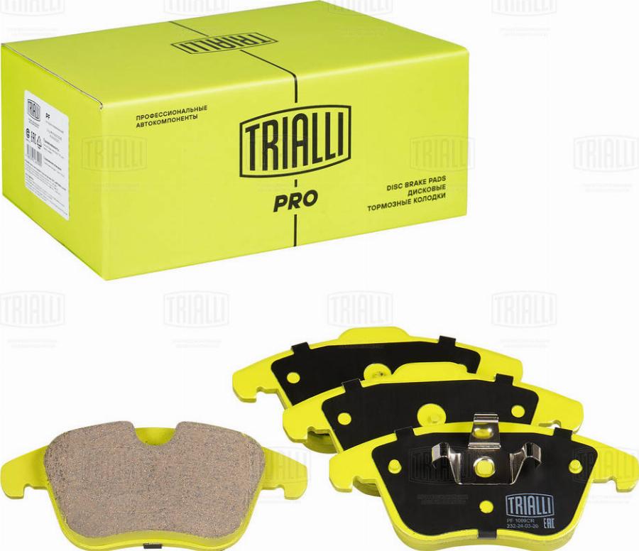 Trialli PF 1009CR - Kit de plaquettes de frein, frein à disque cwaw.fr