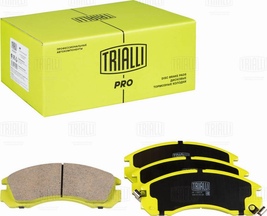 Trialli PF 1105CR - Kit de plaquettes de frein, frein à disque cwaw.fr