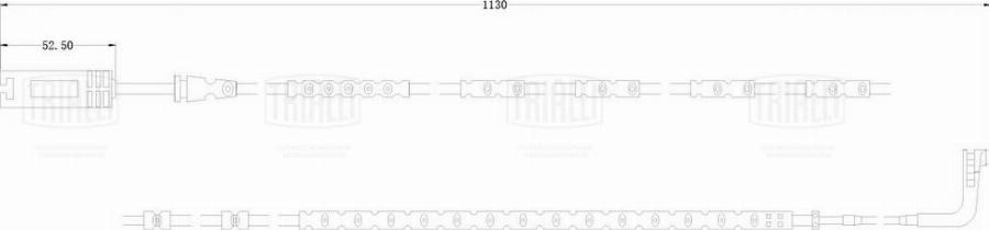 Trialli PFS 0064 - Contact d'avertissement, usure des plaquettes de frein cwaw.fr