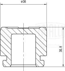 Trialli RCF 032001P - Piston, étrier de frein cwaw.fr